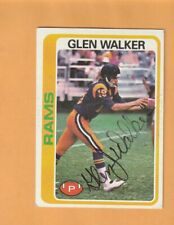 Glen Walker Los Angeles Rams AUTO Signed 1978 Topps USC Trojans 2S for sale  Shipping to South Africa