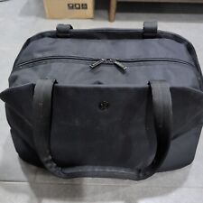 Lululemon Weekender Duffle Bag Carry On Travel Luggage Pockets Zipper Black for sale  Shipping to South Africa