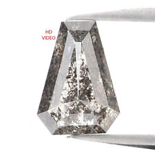 Diamante natural suelto corte ataúd de 1,04 quilates 7,15 mm diamante sal y pimienta QL1085 segunda mano  Embacar hacia Argentina