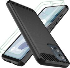 Capa telefone carbono e protetor de tela de vidro para Motorola Moto G53 5G comprar usado  Enviando para Brazil