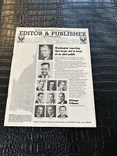 Revista comercial impressa Editor e Editor 9 de abril de 1949 comprar usado  Enviando para Brazil