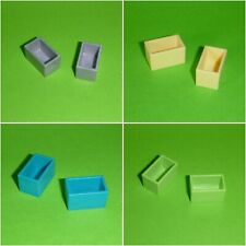 Usado, Playmobil - 2 x Box Kiste Behälter - 20 x 12 x 12 mm - Farbe wählbar comprar usado  Enviando para Brazil