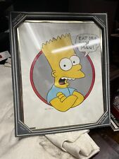 Pôster emoldurado vintage 1990 Bart Simpson Eat My Shorts Man 16” X 20” novo em folha com caixa comprar usado  Enviando para Brazil