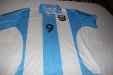 Maillot De Football Vintage de La Sélection Argentine Taille XL N°9 Batistuta d'occasion  Expédié en France