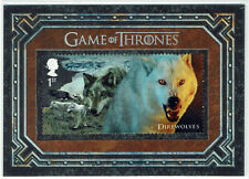 Game of Thrones Inflexions Stamp United Kingdom 1st Class Stamp S13 Direwolves, used for sale  Shipping to South Africa