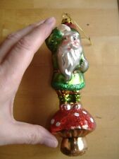 Gnome toadstool christmas for sale  OLNEY
