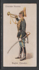 TARJETAS DE CIGARRILLOS Wills 1895 Soldiers of the World (sin Ld) - #98 EE. UU., Bugler Cavalry segunda mano  Embacar hacia Mexico