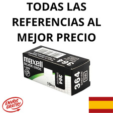 PILAS MAXELL TODAS REFERENCIAS OXIDO DE PLATA 315 317 362 364 377 371 373 399 segunda mano  Embacar hacia Argentina