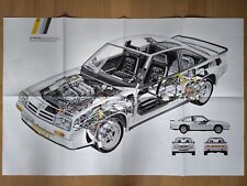 Opel Manta 400 poster Opel start for sale  Shipping to South Africa