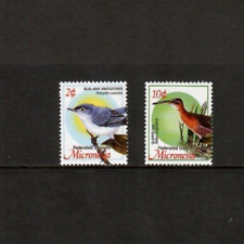 Micronesia 2004 - Pájaros - Juego de 2 Estampillas Definitivas - Scott #600-1 - Estampillada sin montar o nunca montada segunda mano  Embacar hacia Argentina