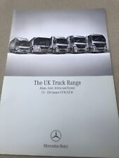 Mercedes truck brochure for sale  READING