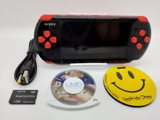 Sistema Sony PSP 3000 Negro/Rojo Radiante con Cargador [PROBADO] Playstation segunda mano  Embacar hacia Argentina