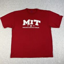 Camisa MIT para hombre XXL roja campeón del Instituto de Tecnología de Massachusetts algodón segunda mano  Embacar hacia Argentina