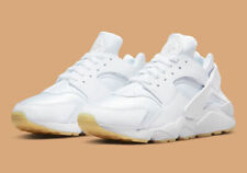 Tênis Nike Air Huarache masculino triplo branco platina parte inferior goma tamanho 9 DR9883 100 comprar usado  Enviando para Brazil