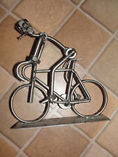 Cyclist metal figure for sale  EVESHAM