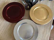Plate chargers red for sale  Reno