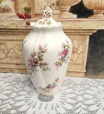 Used, Royal Albert Moss Rose  Chelsea Vase Jar Cover 9" for sale  Shipping to South Africa