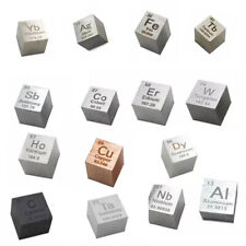 Rare metal elements Cube 10mm/25.4mm Pure Density 99.95% Metal C Al Ti Fe Mg Cr comprar usado  Enviando para Brazil