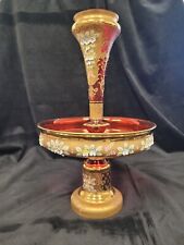 Bohemian Glass Epergne, used for sale  Shipping to Canada