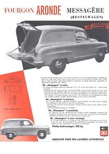 1954 Simca van comercial e vagão brochura original em holandês comprar usado  Enviando para Brazil
