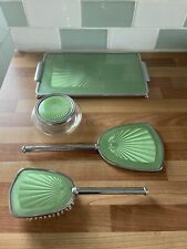 vintage glass dressing table set for sale  Shipping to Ireland