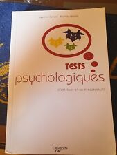 Tests psychologiques aptitude d'occasion  Montluçon