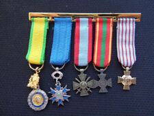 Barrette médailles militaires d'occasion  Barbezieux-Saint-Hilaire