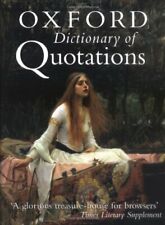 The Oxford Dictionary of Quotations Hardback Book The Fast Free Shipping for sale  Shipping to South Africa