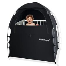 Aibeirbaby Baby Pack n Play Blackout Canopy Black MISSING POLES CANOPY ONLY!!! for sale  Shipping to South Africa