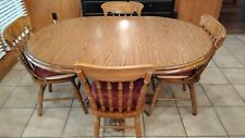 42 round oak kitchen table for sale  Memphis