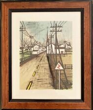 Bernard Buffet - The road- Litografia vintage originale - 1967 - con cornice. comprar usado  Enviando para Brazil