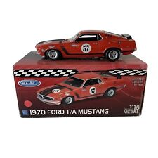 Ford T/A Mustang Boss 302 Ltd. Ed. Welly 1970 Welly em escala 1/18 (WR) Danny Moo em escala 1/1800 comprar usado  Enviando para Brazil