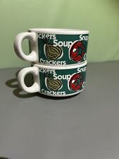 Soup mugs crackers for sale  Evansville