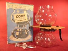 VINTAGE 1940s CORY DRU/DRL GLASS COFFEE MAKER 8 CUP POT in ORIGINAL BOX for sale  Saint Clairsville