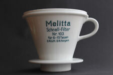 Melitta filter 103 gebraucht kaufen  Deutschland