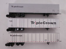 3 Bowser HO Scale Triple Crown 53' Road Railer's, 3 Diff. Tipos, MW, usados comprar usado  Enviando para Brazil