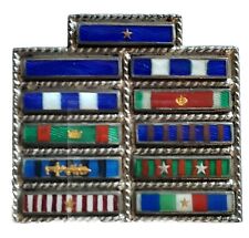 Distintivo nastrini medaglie usato  Italia