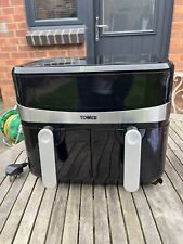 Tower Vortx 9L Dual Basket Air Fryer - Black T17088, used for sale  Shipping to South Africa