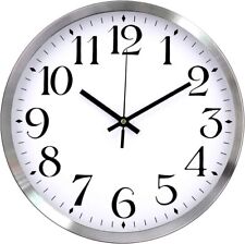 Usado, Reloj de pared cuarzo básico redondo vintage relojes analógicos 22 cm solo reloj de pared rojo segunda mano  Embacar hacia Argentina