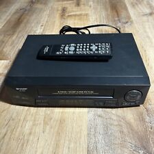 Sharp VC-A410U VCR 4 cabeças VHS player gravador de vídeo cassete testado com controle remoto comprar usado  Enviando para Brazil