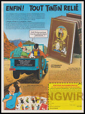 Tintin advertisement hergé d'occasion  Expédié en Belgium
