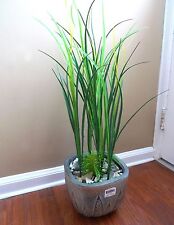 10 Long Stems Grass Artificial Plastic Plants Home Vase Decoration for sale  Shipping to South Africa