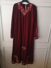 Maroon abaya jilbab for sale  GREENFORD