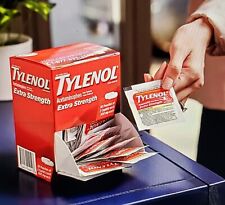 Nuevo en caja Tylenol analgésico de fuerza extra y reductor de fiebre 50 paquetes de 2 cápsulas, usado segunda mano  Embacar hacia Argentina