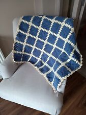 Handmade crochet blanket for sale  DUDLEY