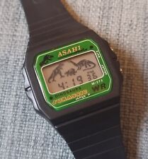 Nuevo Reloj Digital Asahi Dinosaurios LCD Parque Jurásico de 1993 No Casio Vintage segunda mano  Embacar hacia Argentina