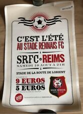 Affiche football match d'occasion  Rennes-