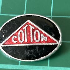 Cotton motorcycle pin for sale  SOUTHAMPTON