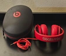 Auriculares Beats MIXR de Dr. Dre Over the Head para DJ rojos con cable con estuche - ¡Funcionan! segunda mano  Embacar hacia Argentina