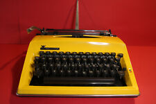 Máquina de escrever vintage Adler Contessa de Luxe amarela brilhante excelente estado, usado comprar usado  Enviando para Brazil